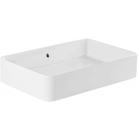 Sanindusa Sanlife umywalka 60,2x40 cm prostokątna nablatowa biała 136739004