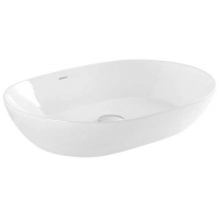 Sanindusa Sanlife umywalka 60x42 cm owalna nablatowa biała 136789004