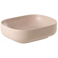 Sanindusa Sanibold umywalka 47,5x40 cm prostokątna nablatowa beż 137300274