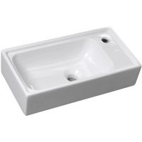 Sapho Small Orion umywalka 50x25 cm ścienna prostokątna biała 7045