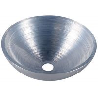 Sapho Murano Silver umywalka 40 cm nablatowa okrągła srebrna AL5318-68