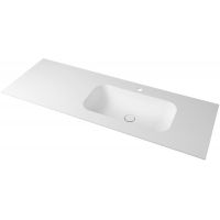 Sapho Aruba umywalka 190x51,5 cm meblowa prostokątna prawa biały mat AR190-B1R