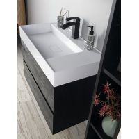 Sapho Godiva umywalka 83x44 cm ścienna prostokątna biała GU083L