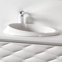 Sanitti Otto umywalka 52,5x36,4 cm wpuszczana biały połysk OTTO-52-BP