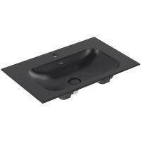 Villeroy & Boch Finion umywalka 80x50 cm prostokątna meblowa CeramicPlus Pure Black 416481R7