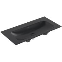 Villeroy & Boch Finion umywalka 100x50 cm prostokątna meblowa CeramicPlus Pure Black 4164A3R7