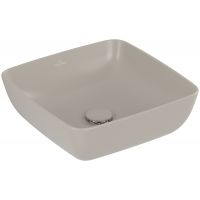 Villeroy & Boch Artis umywalka 41x41 cm kwadratowa nablatowa CeramicPlus Almond 417841AM