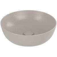 Villeroy & Boch Artis umywalka 43x43 cm okrągła nablatowa CeramicPlus Almond 417943AM