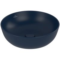 Villeroy & Boch Artis umywalka 43x43 cm okrągła nablatowa CeramicPlus Nightfall 417943R6