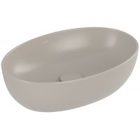 Villeroy & Boch Artis umywalka 48x32,5 cm owalna nablatowa CeramicPlus Almond 438848AM