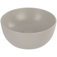 Villeroy & Boch Artis umywalka 32,5x32,5 cm okrągła nablatowa CeramicPlus Almond 438932AM