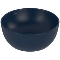 Villeroy & Boch Artis umywalka 32,5x32,5 cm okrągła nablatowa CeramicPlus Nightfall 438932R6