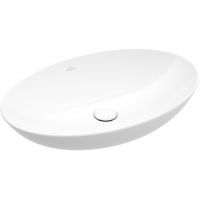 Villeroy & Boch Loop & Friends umywalka stojąca 62 cm nablatowa owalna CeramicPlus Weiss Alpin 4A4800R1
