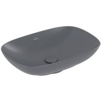 Villeroy & Boch Loop & Friends umywalka 56x38 cm prostokątna nablatowa CeramicPlus Graphite 4A4900i4