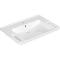 Villeroy & Boch ViCare umywalka 80x55 cm prostokątna ścienna Weiss Alpin 4A6880R1