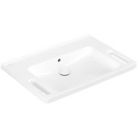Villeroy & Boch ViCare umywalka 80x55 cm prostokątna ścienna dla niepełnosprawnych biała 4A6882T2