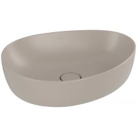 Villeroy & Boch Antao umywalka 51x40 cm owalna nablatowa brąz/beż 4A7351AM