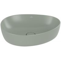 Villeroy & Boch Antao umywalka 51x40 cm nablatowa asymetryczna CeramicPlus Morning Green 4A7351R8