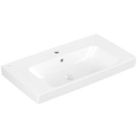 Villeroy & Boch Architectura umywalka 80x45,5 cm prostokątna ścienna biała Weiss Alpin 4A878001