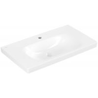 Villeroy & Boch Skyla umywalka 80x46 cm prostokątna meblowa Weiss Alpin 5A518101