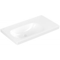 Villeroy & Boch Skyla umywalka 80x46 cm prostokątna meblowa lewa Weiss Alpin 5A52L401