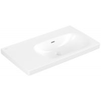 Villeroy & Boch Skyla umywalka 80x46 cm prostokątna meblowa prawa CeramicPlus Stone White 5A52R3RW