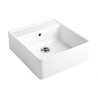 Villeroy & Boch Single-Bowl Sink zlewozmywak ceramiczny 63x59,5 cm CeramicPlus Weiss Alpin 632061R1