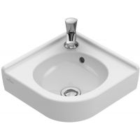 Villeroy & Boch O.Novo umywalka 32 cm narożna CeramicPlus Weiss Alpin 731033R1