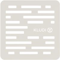 Kludi Terra maskownica odpływu szaro-beżowy mat 21094O2-00