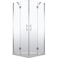 Deante Abelia kabina prysznicowa 100 cm kwadratowa chrom/szkło przezroczyste KTA041P