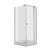 Deante Cubic kabina prysznicowa 90 cm kwadratowa z drzwiami uchylnymi KTI043P