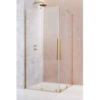 Radaway Furo Gold KDD kabina prysznicowa 80 cm część lewa złoty połysk/szkło przezroczyste 10105080-09-01L