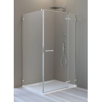 Radaway Arta KDJ II drzwi prysznicowe 120 cm ze ścianką stałą prawe 386457-03-01R/386042-03-01R