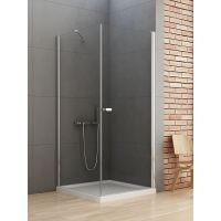 New Trendy New Soleo kabina prysznicowa 100x90 cm prostokątna chrom/szkło przezroczyste D-0142A/D-0088B