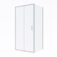 Oltens Fulla kabina prysznicowa 100x80 cm prostokątna drzwi ze ścianką chrom/szkło przezroczyste 20202100