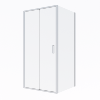 Oltens Fulla kabina prysznicowa 100x90 cm prostokątna drzwi ze ścianką chrom/szkło przezroczyste 20204100
