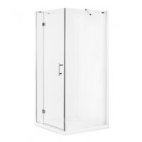 Omnires Manhattan kabina prysznicowa kwadratowa 90x90 cm chrom/ transparentne ADC90XLUX