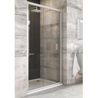 Ravak Blix BLDP2-120 drzwi prysznicowe 120 cm przesuwne satyna/szkło grape 0PVG0U00ZG