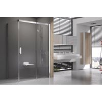 Ravak Matrix MSDPS-100/80 R kabina prysznicowa 100x80 cm prostokątna prawa satyna/szkło przezroczyste 0WPA4U00Z1