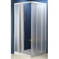 Ravak Supernova ASRV3-90 drzwi prysznicowe 90 cm częściowe 1/2 biel/grape 15V70102ZG
