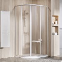 Ravak Supernova SKCP4-80 kabina prysznicowa 80x80 cm półokrągła satyna/szkło grape 3114OU02ZG