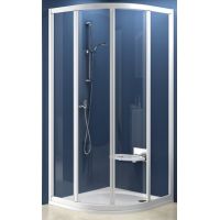 Ravak Supernova SKCP4-90 kabina prysznicowa 90 cm półokrągła biel/grape 31170100ZG