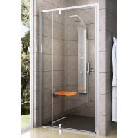 Ravak Pivot PDOP2-100 drzwi prysznicowe 100 cm polerowane aluminium/szkło przezroczyste 03GA0C00Z1