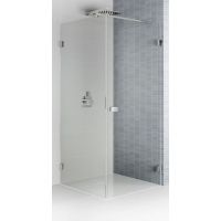 Riho Scandic NXT X201 kabina prysznicowa 90x100 cm prostokątna prawa chrom błyszczący/szkło przezroczyste G001042120