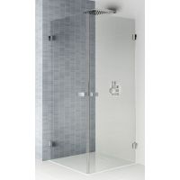 Riho Scandic NXT X209 kabina prysznicowa 90x80 cm prostokątna chrom błyszczący/szkło przezroczyste G001106120