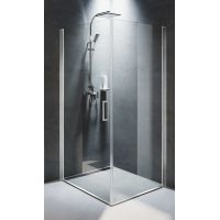 Riho Novik Z201 kabina prysznicowa 90x120 cm prostokątna chrom błyszczący/szkło przezroczyste G003013120