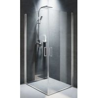 Riho Novik Z209 kabina prysznicowa 80x90 cm prostokątna chrom błyszczący/szkło przezroczyste G003022120