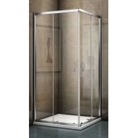 Riho Hamar 2.0 kabina prysznicowa 90x90 cm kwadratowa chrom błyszczący/szkło przezroczyste G007005120