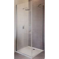 Riho Novik Z201 kabina prysznicowa 80x80 cm kwadratowa chrom/szkło przezroczyste GZ5080080