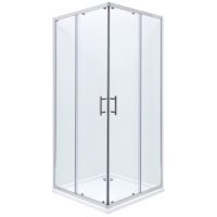 Roca Town Square kabina prysznicowa 80 cm kwadratowa szkło przezroczyste AMP160801M